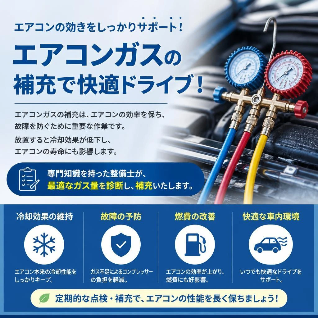エアコンガス補充とその重要性