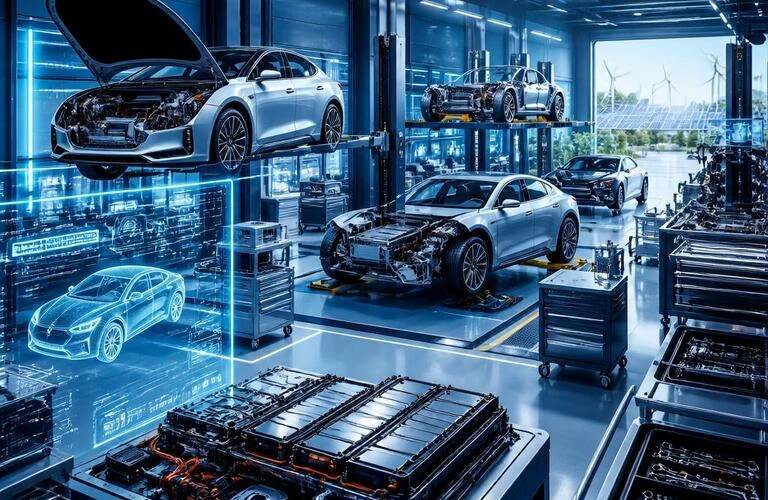 未来の車社会を支える整備士へ。EV時代を先取り！