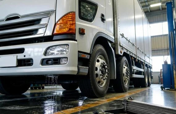 トラックの水漏れ修理なら尼崎自動車へ！