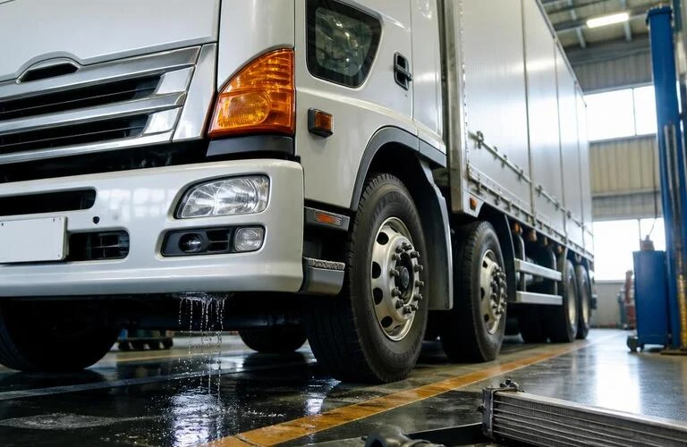 トラックの水漏れ修理なら尼崎自動車へ！